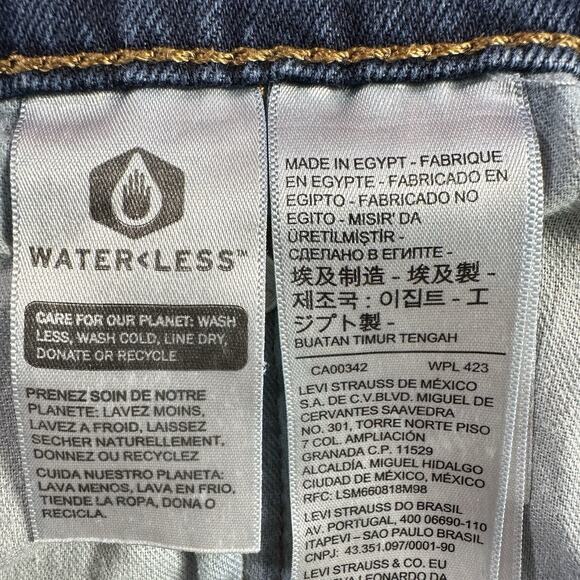 Levi's 569 LOOSE FIT STRAIGHT LEG Mens Size 38x29 Blue Jeans Denim Pants - Picture 9 of 11